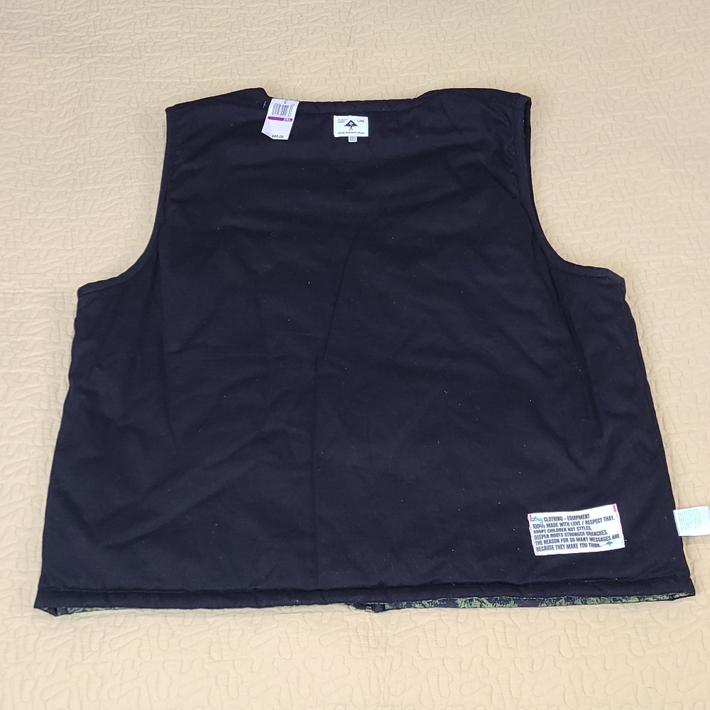 LRG Reversible Branches Camo vest size  XXL - Picture 13 of 16